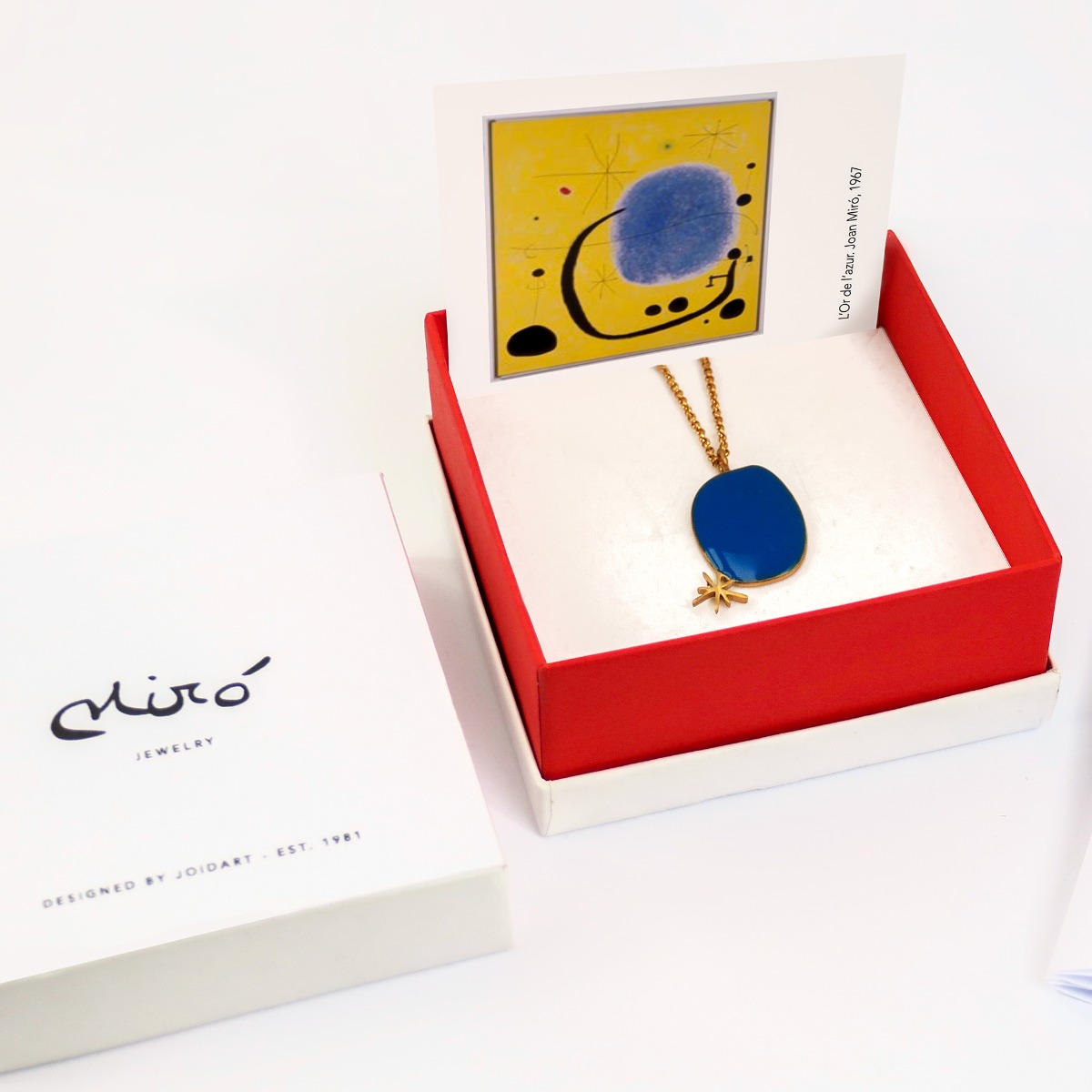 Miró Blue Pendant