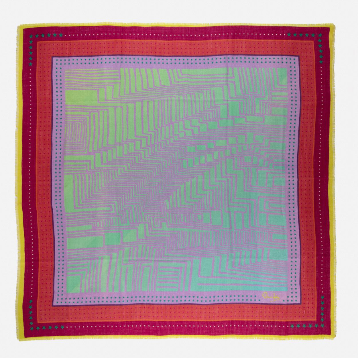 Alpaca and Silk Scarf