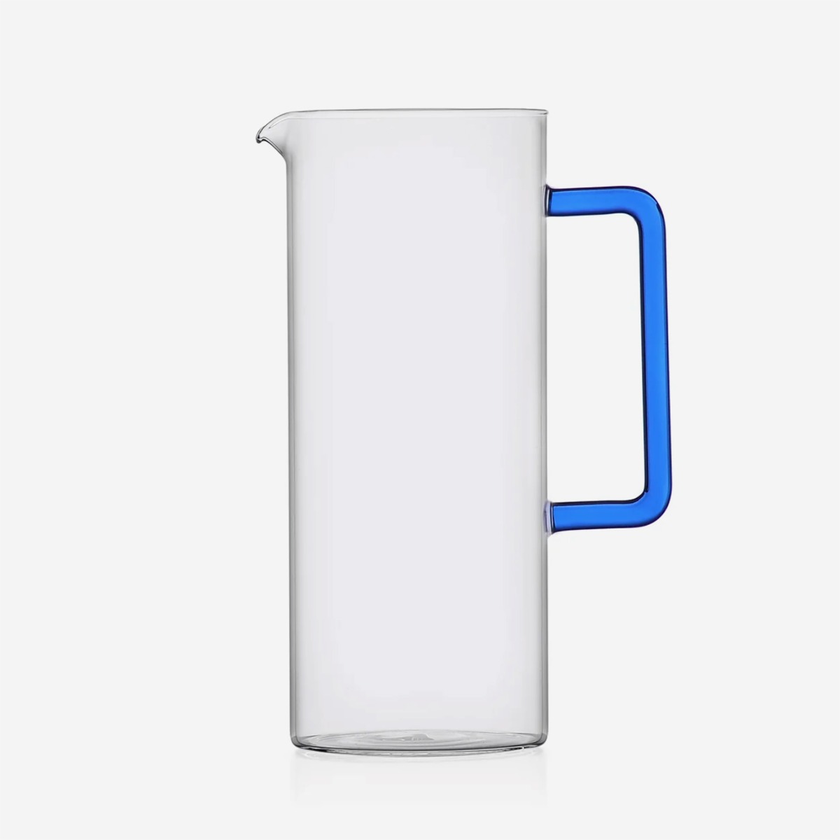 Jug with colored handle