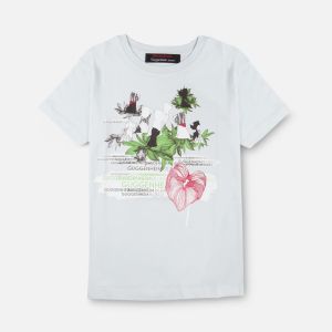 Camiseta infantil hojas