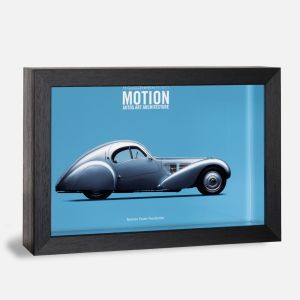 Bugatti, Atlantic (1936) Chromaluxe art print in box