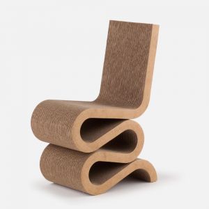 Miniature Frank Gehry’s Wiggle Side chair, 1972