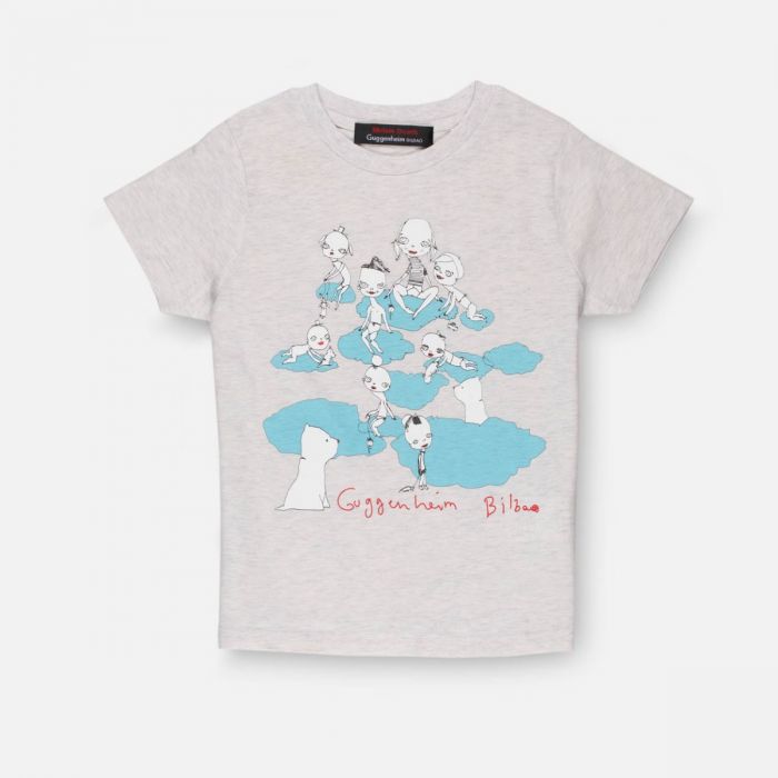envío eterno orientación Camiseta infantil Nubes gris | Guggenheim Bilbao tienda online de diseño y  arte