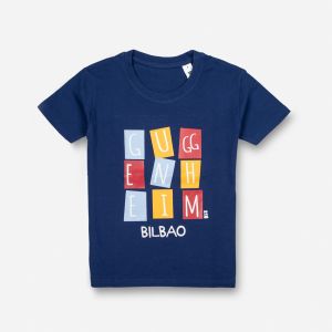 Camiseta infantil con cuadros de colores