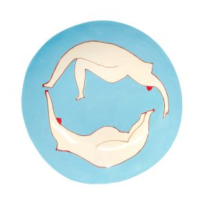 Swimmers Turquoise platera